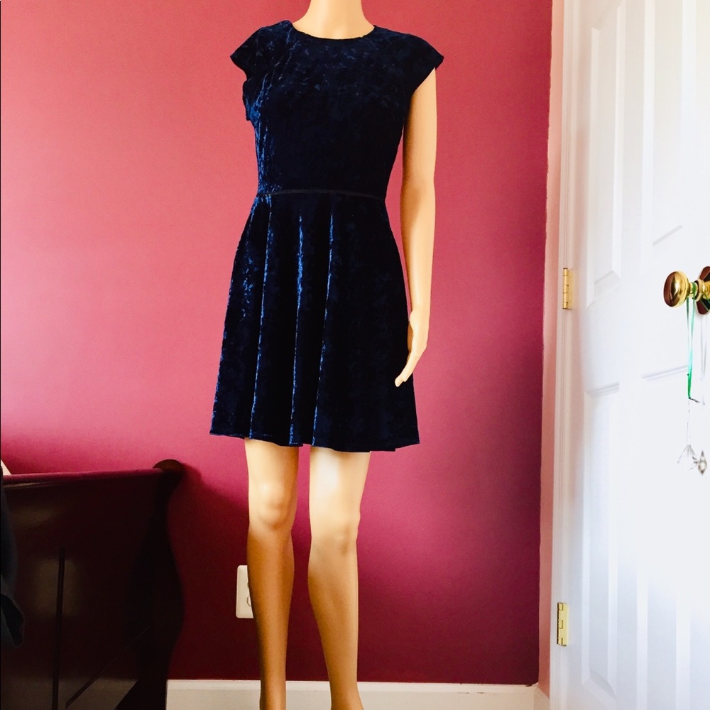 New B Darlin Velvet Dress